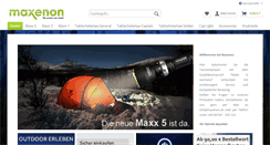 Desktop Screenshot of maxenon.de